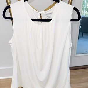 Calvin Klein Women's Elegant White Blouse